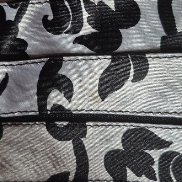 Dressbarn Monochrome Sleeveless Dress Black And White Layering Design Lined 14W - Picture 13 of 13